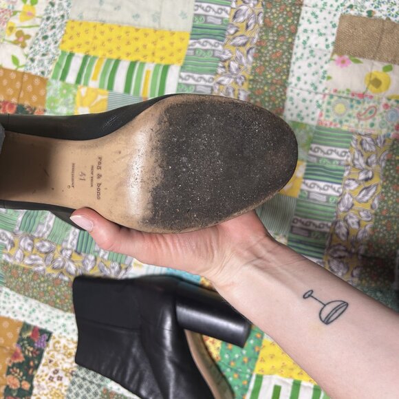 Rag & Bone Leather Boots with 3.75 inch heel - Picture 3 of 8